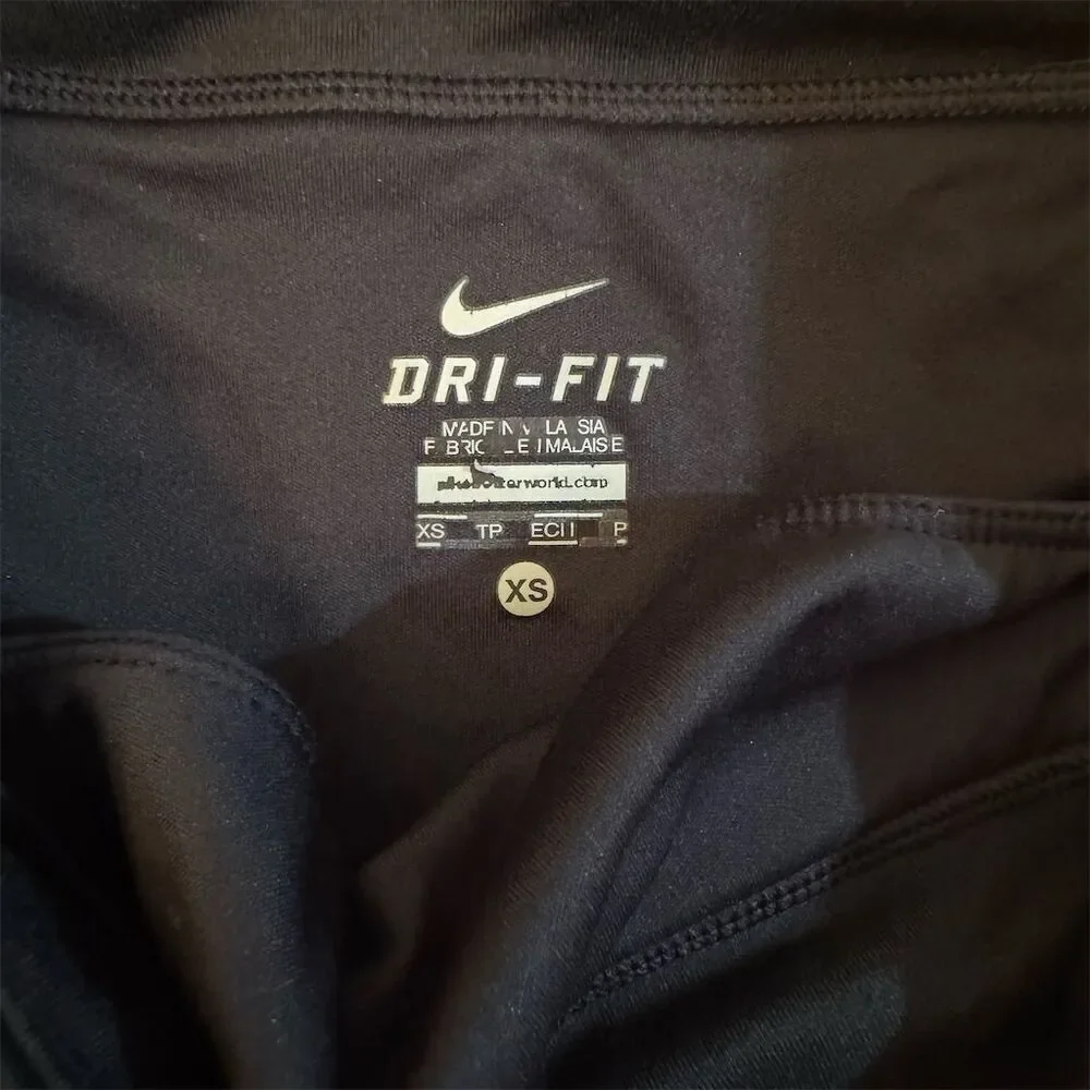 Nike Women's XS Black Tie-Dye Running Shorts Dri-Fit Gym Activewear